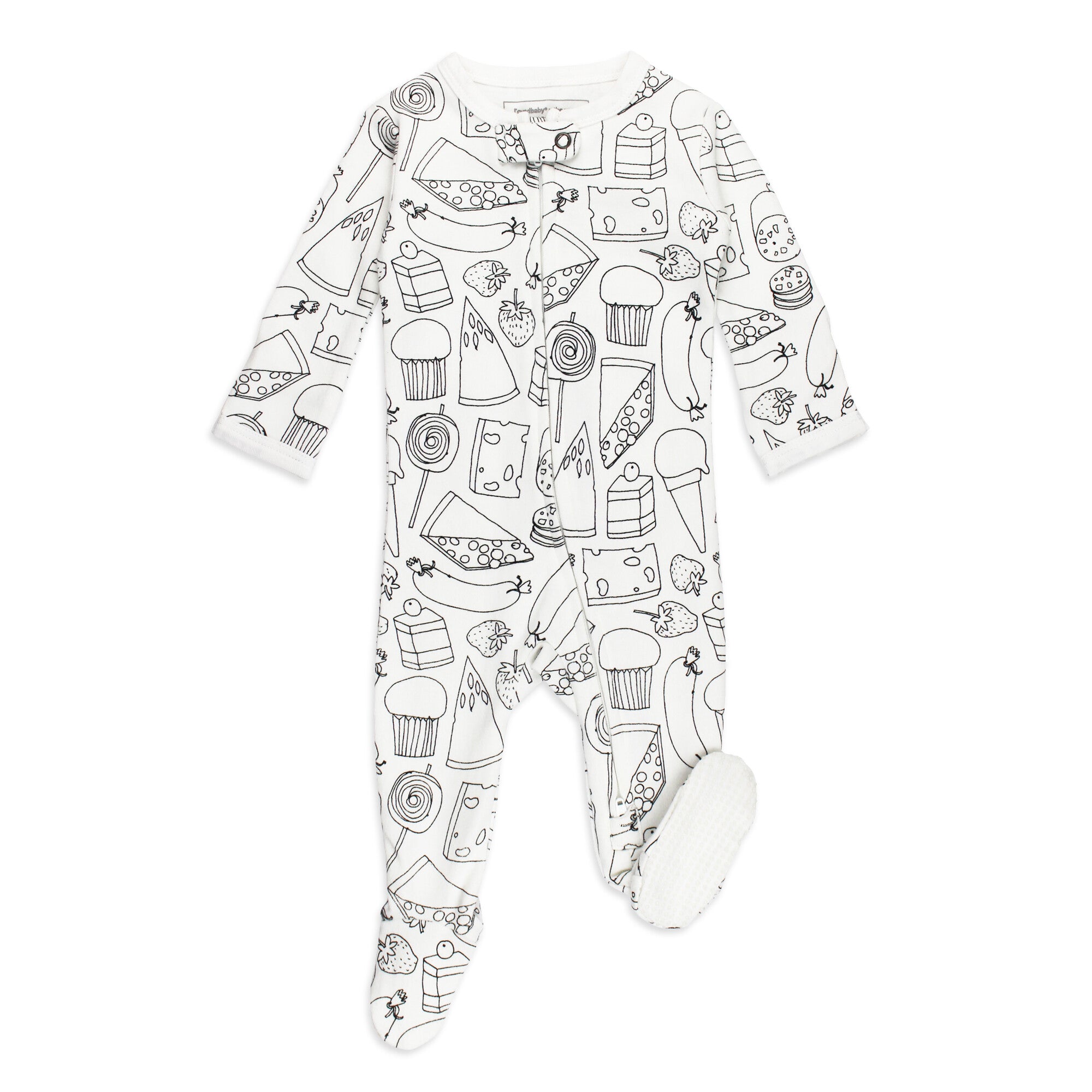 L'ovedbaby - Organic 2-Way Zipper Footie - Hazel Baby & Kids