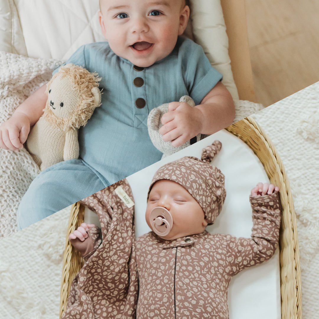 Jersey baby set - Natural white/Teddy bears - Kids