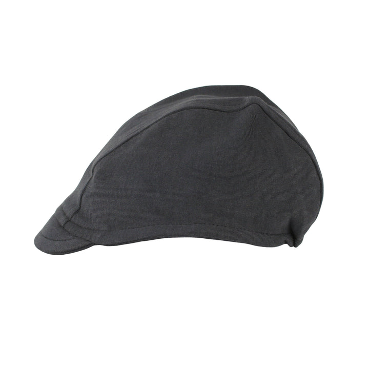 Organic Riding Cap in Charcoal.