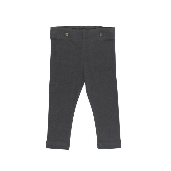 Organic Baby Dress Pants in Charcoal.