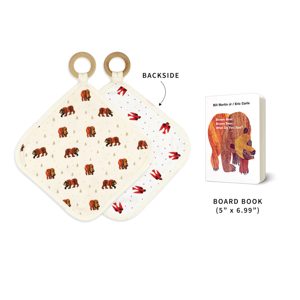 Lovey & Book Bundle (BOX SET) in Brown Bear.