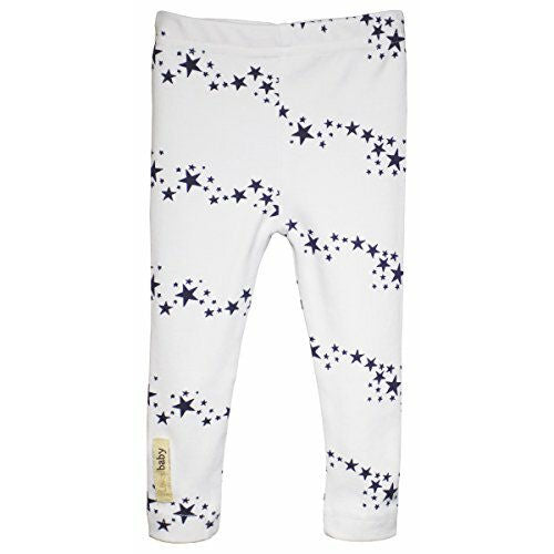 Kids' Organic Leggings in Navy Stars