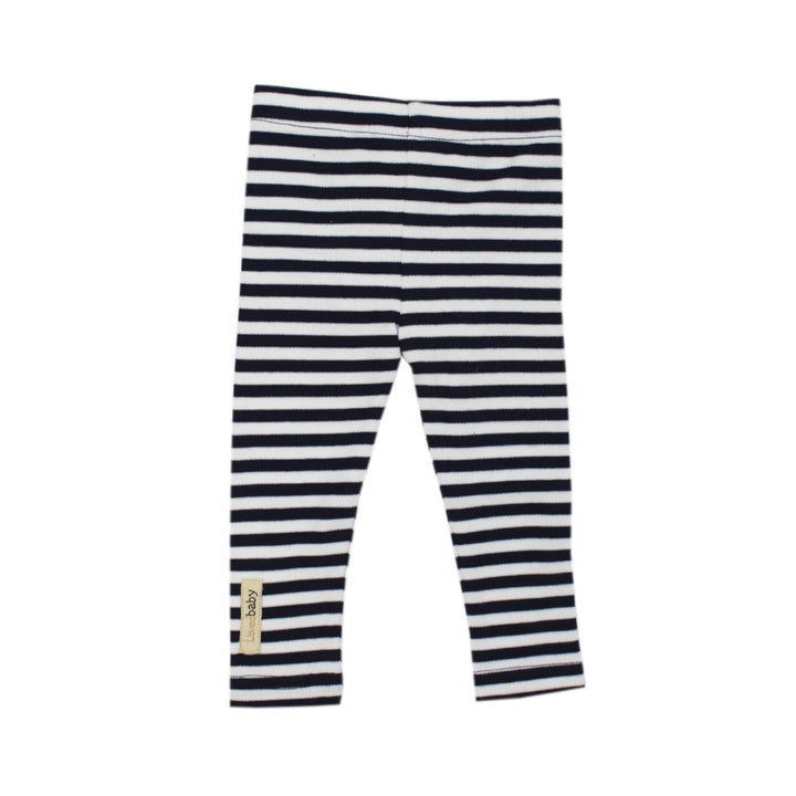 Kids' Organic Leggings in Navy-White