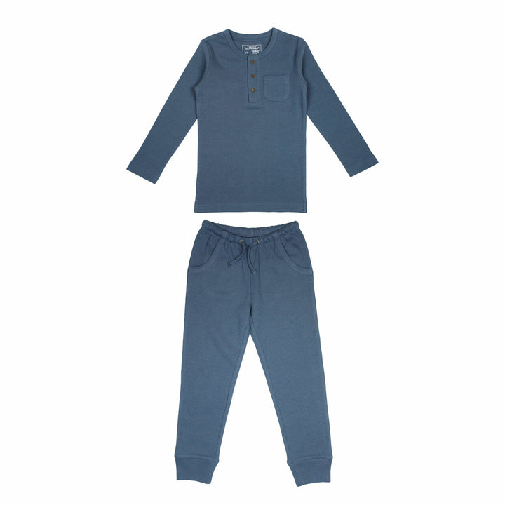 Organic Thermal Kids' Lounge Set in Abyss, Flat