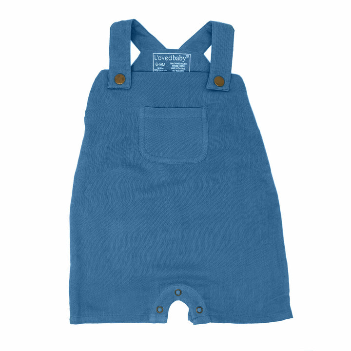 Organic Muslin Overall in Pacific, Flat