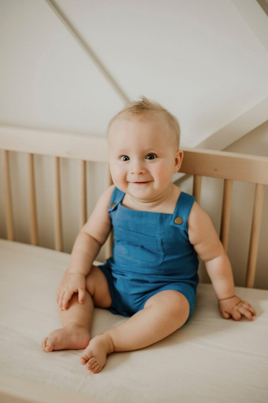 Organic Muslin Overall in Pacific, Lifestyle