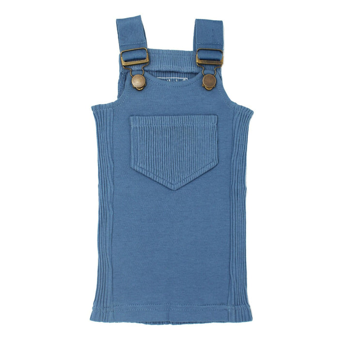 Kids' Ribbed Tank in Sky, Flat